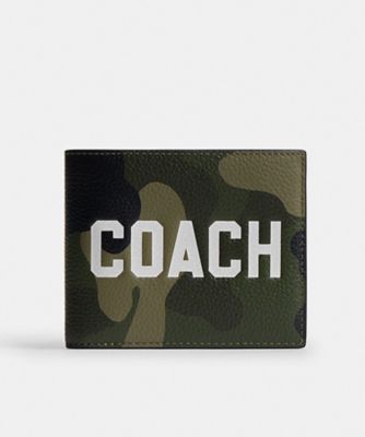 ＜COACH＞３－ＩＮ－１　ウォレット・カモ　プリント　アンド　コーチ　グラフィック
